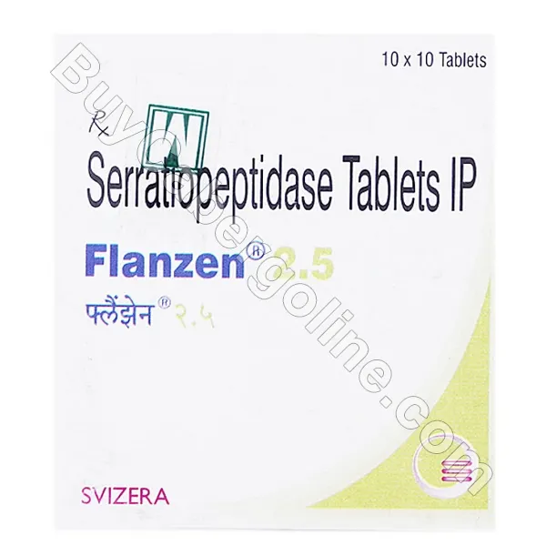 Flanzen 2.5 Mg (Serratiopeptidase)