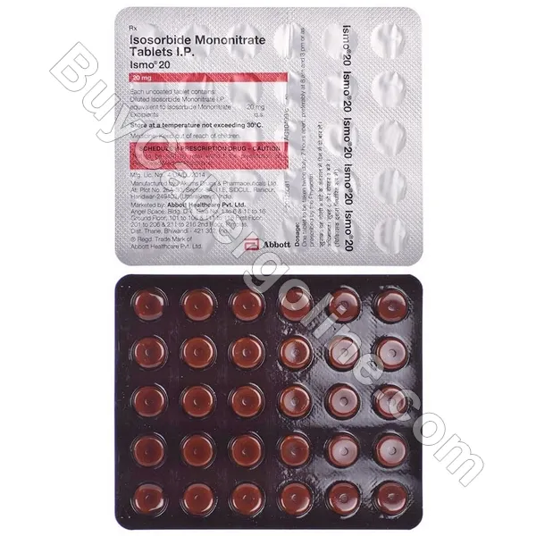 Ismo 20Mg Strip