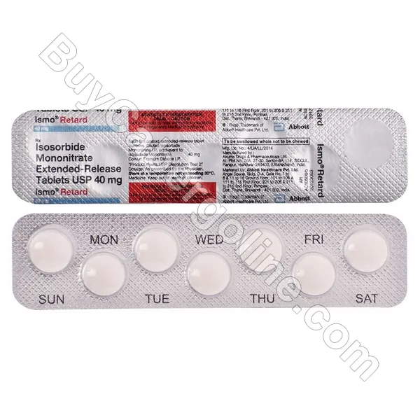 Ismo Retard 40 Mg (Isosorbide Mononitrate)