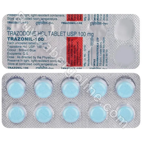Trazonil Trazonil 100 Mg (Trazodone) Strip